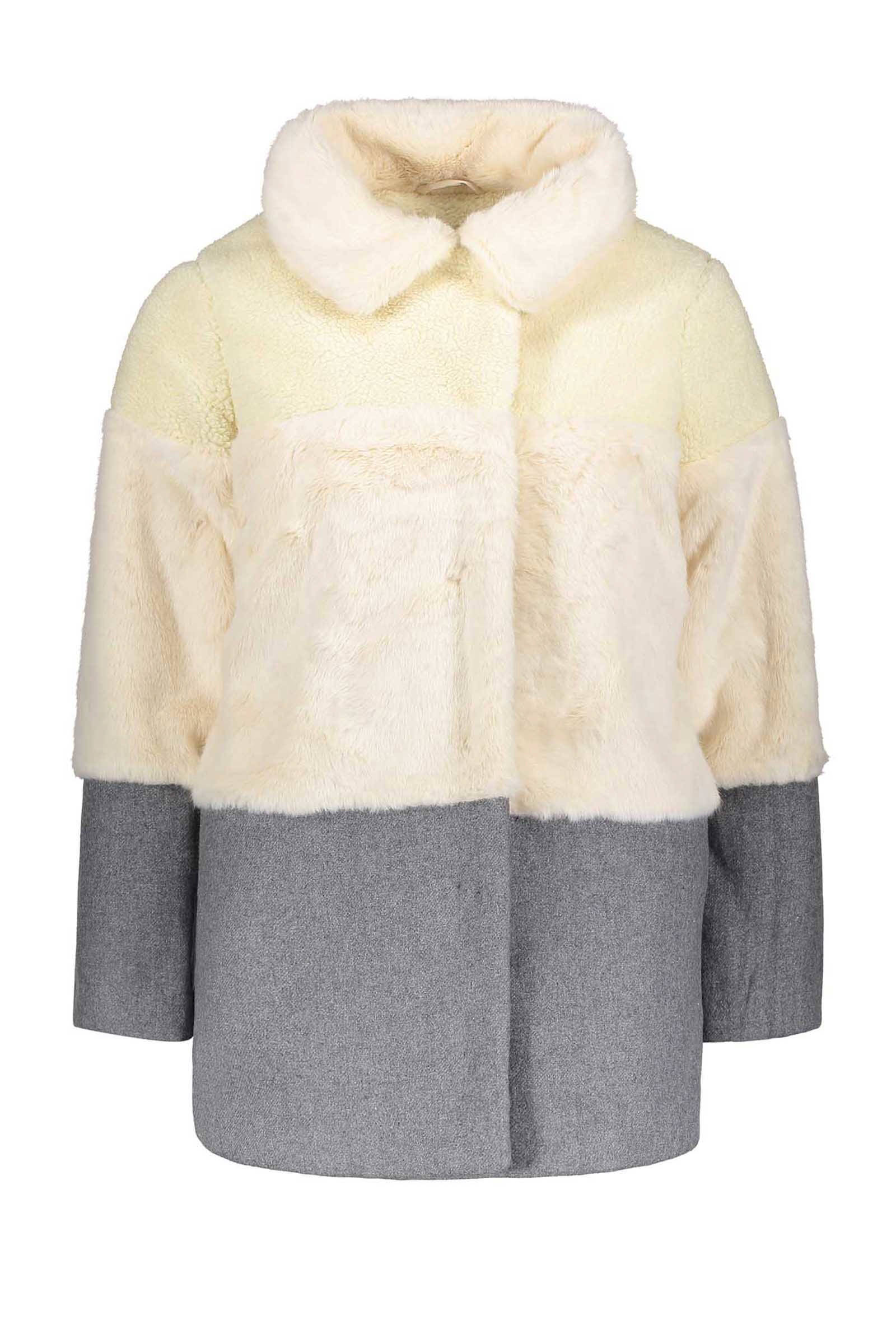 witte imitatie bontjas witte imitatie bontjas